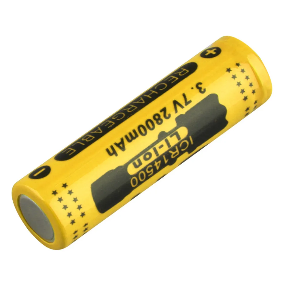 6 шт. перезаряжаемая литиевая батарея 14500 цилиндрическая 3 7 V 2800mAh 18650