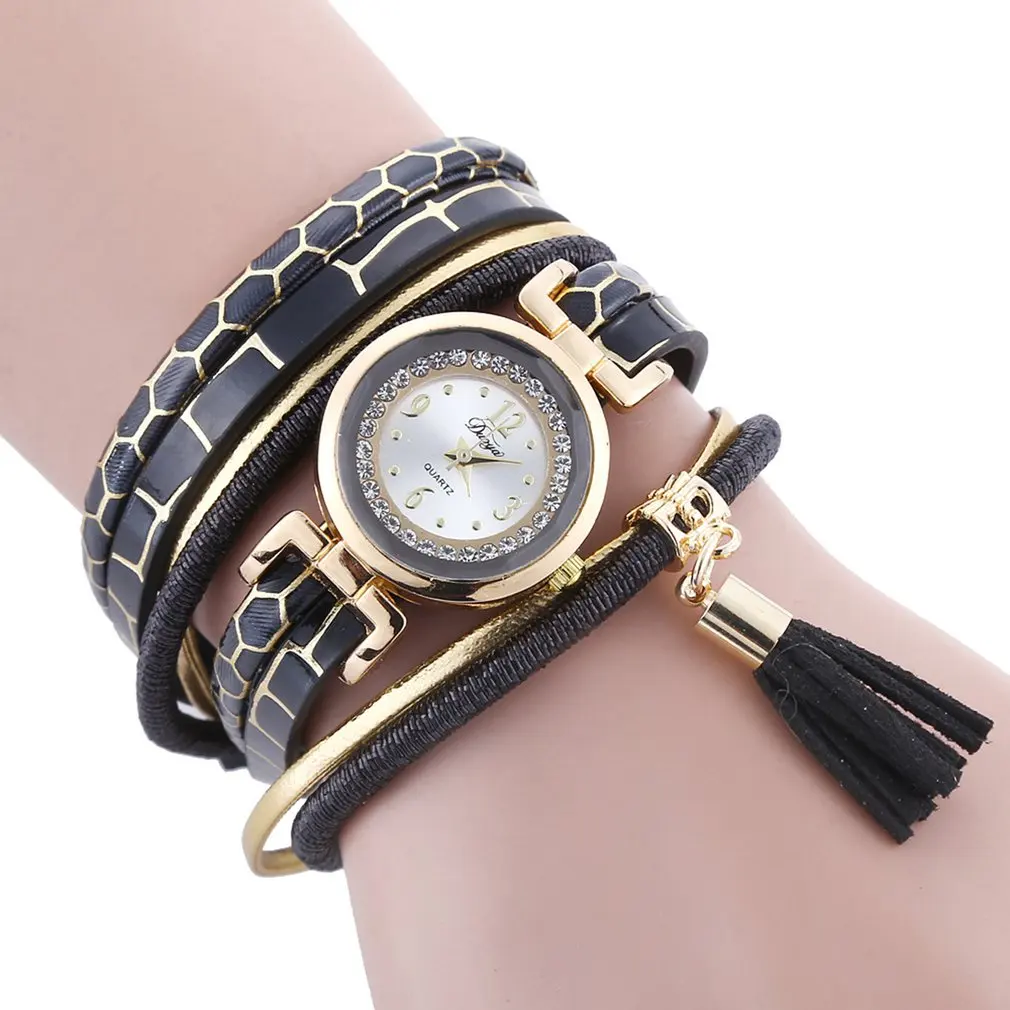 Женские модные часы с подвеской декоративные часы-браслет женские кварцевые