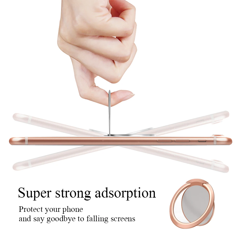 Магнитный Тонкий Автомобильный держатель для телефона вращающаяся на 360