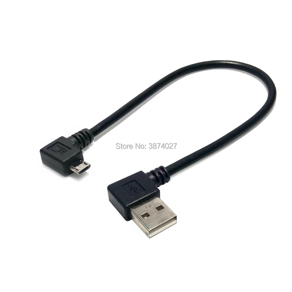 Двойной изгиб левый угол 90 градусов USB для Micro B кабель зарядки данных Samsung HTC LG Android
