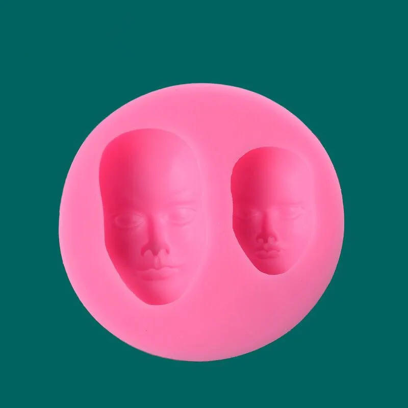 3D форма для лица из силиконовой смолы DIY ручное Изготовление ювелирных изделий