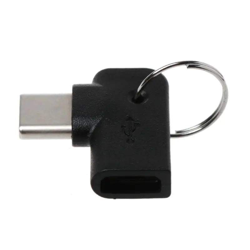 90 Degree Type C male to Micro USB Female Charging Converter Connector Adapter for Samsung S10 S9 S8 Note 9/8 Huawei mate