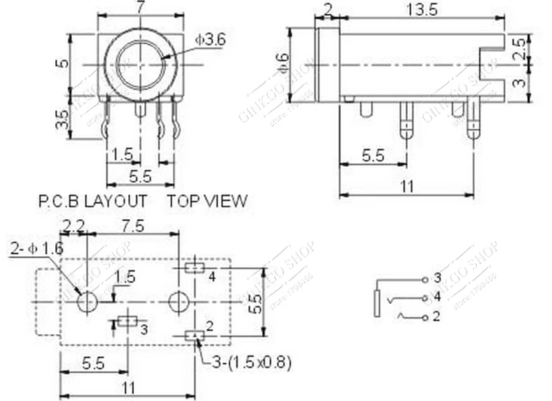 100 шт./лот PJ 312 3 SMD 5 мм аудио разъем для наушников Ramos/Onda/DO Quick/Geme/MP4/MP5/Phone/Tablet PC|jack sky|jack
