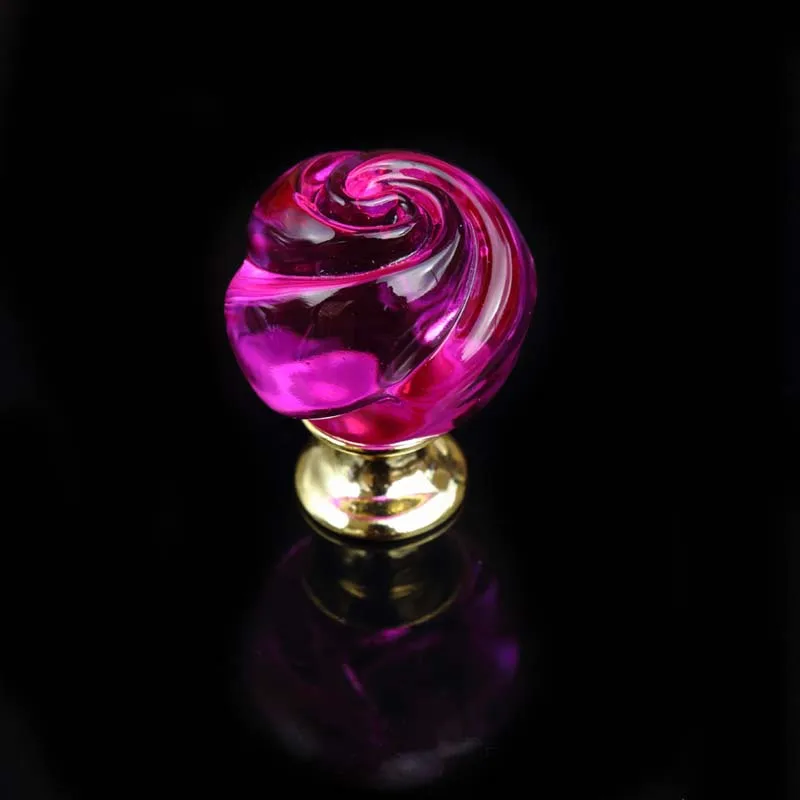 Модные креативные стеклянные Хрустальные Ручки для ящиков винного шкафа ручки