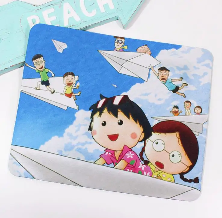 11 1 шт. Kawaii Japan Anime Maruko Momoko коврик для мыши украшения для дня рождения Детские держатели канцелярские коврики для мыши - Цвет: 11