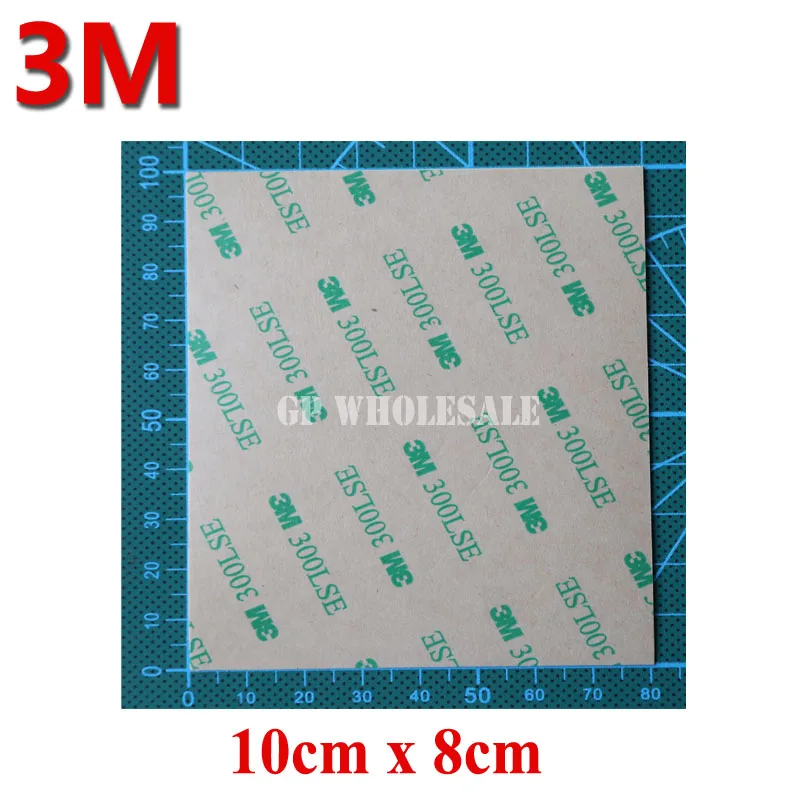 

10pcs 10cm*8cm Original 3M 9495LE 300LSE High Strength Double Sided Adhesive Tape transparent