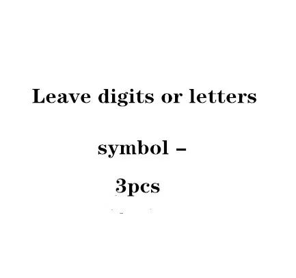 3pcs digits or lette Цифры и буквы литой железный дом номерные знаки домашний сад украшение на стену гостиничная дверная пластина Ретро номер адресной пластины - Цвет: 3pcs digits or lette