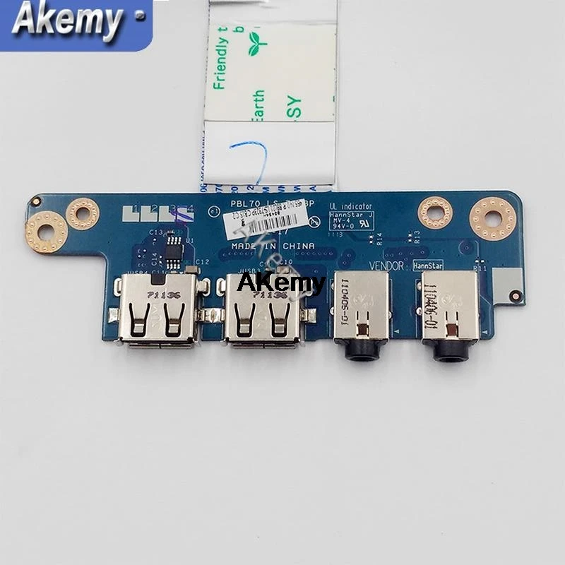 

Для For Asus LA-7553P K73TK K73TA R73T K73T X73T X73B K73B K73BE K73BR K73BY аудио IO USB плата
