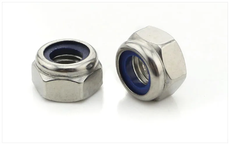 

100pcs/Lot Metric DIN985 304 Stainless Steel M3 Self Locking Hex Nylon Insert Lock Nut Stop Nut