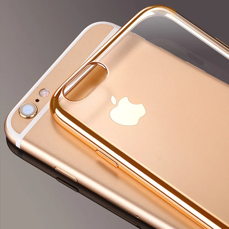 Чехол для iphone 7 8 plus 6 6s X XS MAX SE прозрачный мягкий чехол из ТПУ с защитой от падения |
