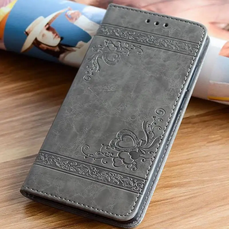 Кожаный чехол-книжка с тиснением для Huawei P30 Lite P20 Pro y9 2019 кожаный магнитной