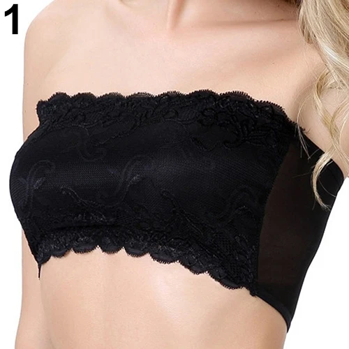 Новое Прибытие Женщин Бюстье Кружева Хем Корсет Без Бретелек Бюстгальтера