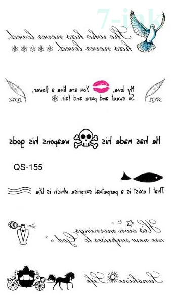 Водостойкая Временная тату каретка голубь на запястье переводная флэш