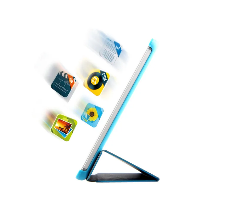 Ультратонкий чехол книжка с подставкой в 3 папках для Teclast X98 Air 3G / Pro/ II P98 /4G Octa