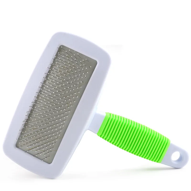 Бесплатная доставка pet ванна расческа из нержавеющей стали кошка собака волос