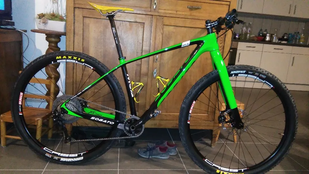 SOBATO Горячая продажа 29er полная рама карбоновая для горного велосипеда mtb Матовая