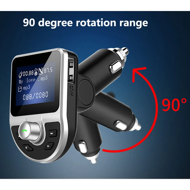 Bluetooth Car Kit Handsfree fm передатчик MP3 Playe радио AUX 1 44 дюймовый ЖК дисплей экран Поддержка