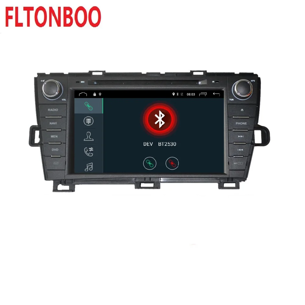 8 &quotAndroid 9 автомобильный радиоприемник с навигацией GPS dvd-плеер для Toyota prius right bluetooth