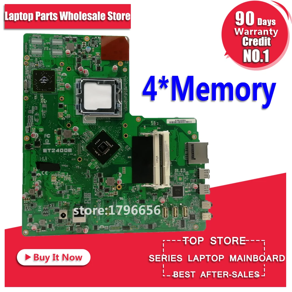 Оригинальная универсальная материнская плата для For Asus ET2400 ET2400E 4 * памяти 100% ТЕСТ