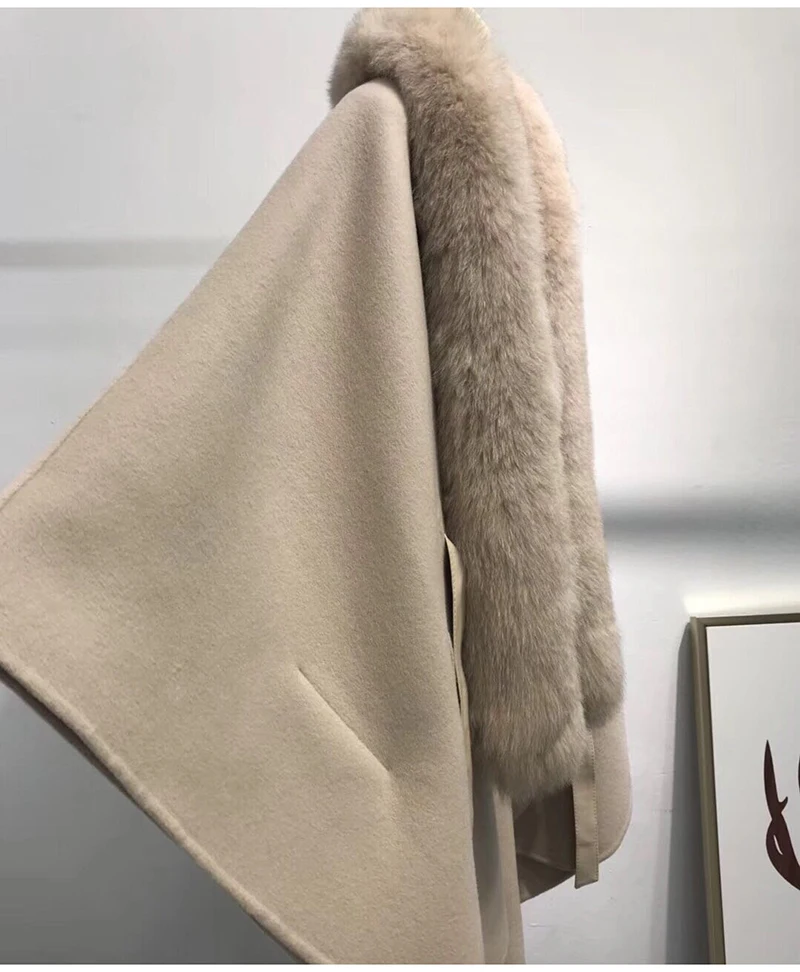 OFTBUY 2019 зимняя куртка Женское пальто из натурального меха лисы меховой воротник