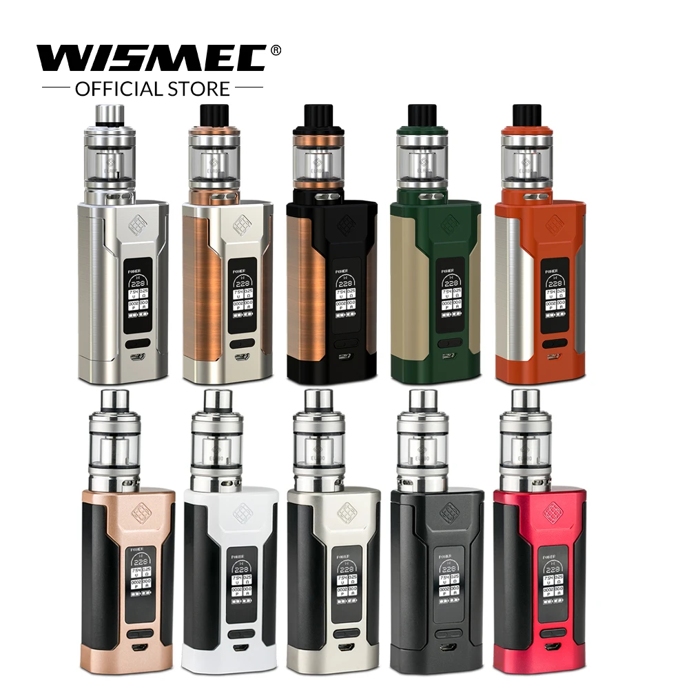 Оригинальный Wismec извилистые P228 комплект с Elabo бак 4 9 мл Ёмкость Max Выход 228 Вт