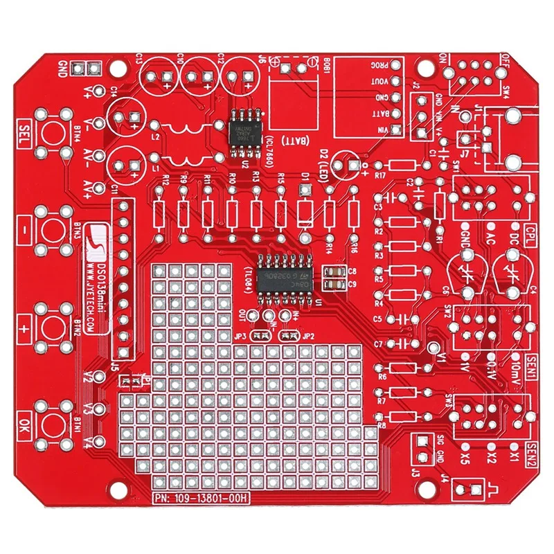 Dso138 13805K мини цифровой осциллограф Diy Kit Smd части предварительно припаянный