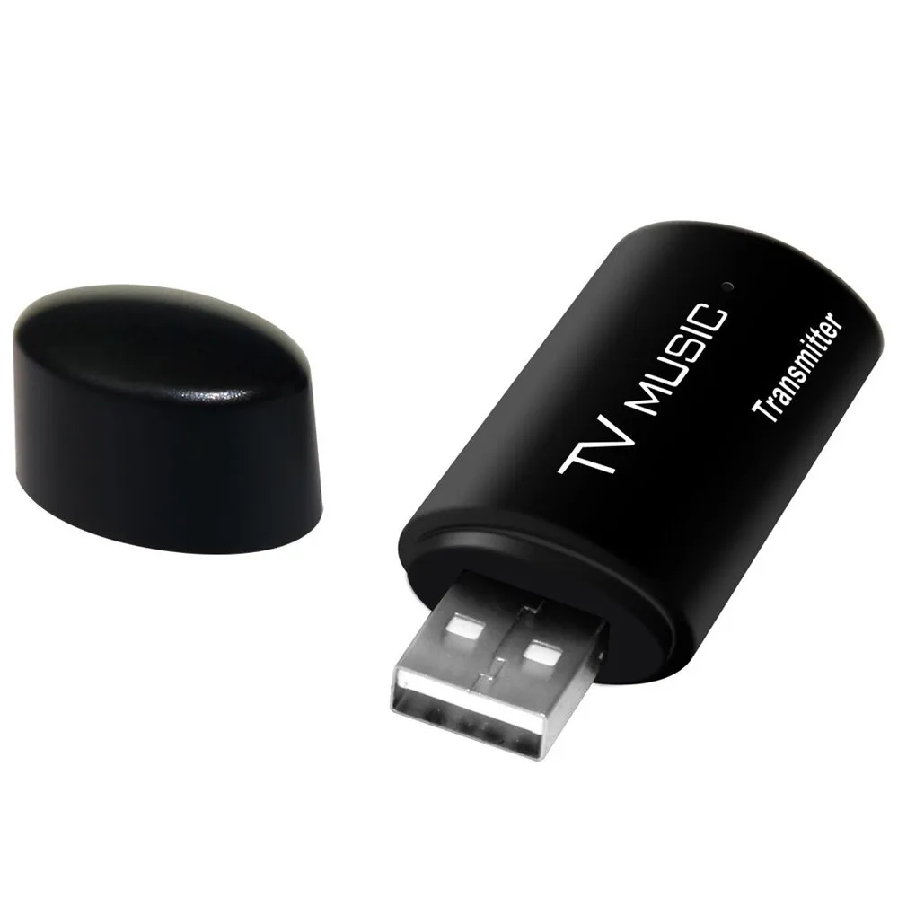 USB беспроводной Bluetooth 2,1 адаптер черный стерео аудио Музыка динамик передатчик 3,5 мм Высокое качество адаптер для ТВ наушники L0219