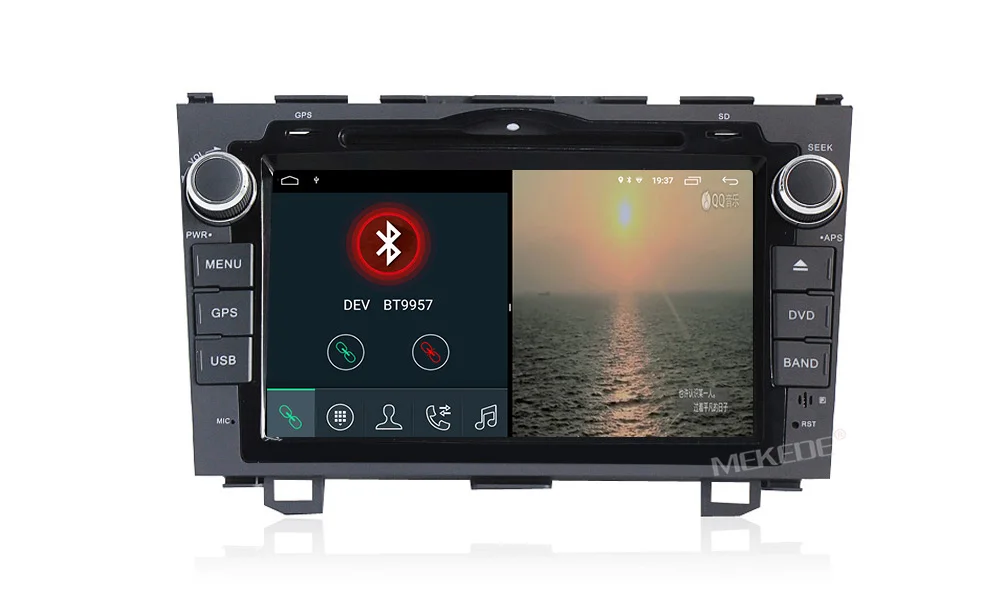 Mekede " 2din Android 9,1 Автомобильный мультимедийный dvd плеер для Honda CRV 2007 2008 2009 2010 2012 gps навигации WI-FI RDS/SD/BT navi