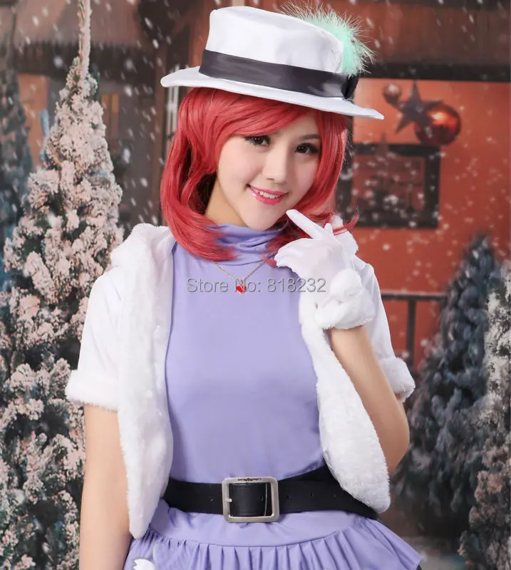 Жилет Nishikino Maki школьный идол проект снежной галяции майка платье Униформа наряд