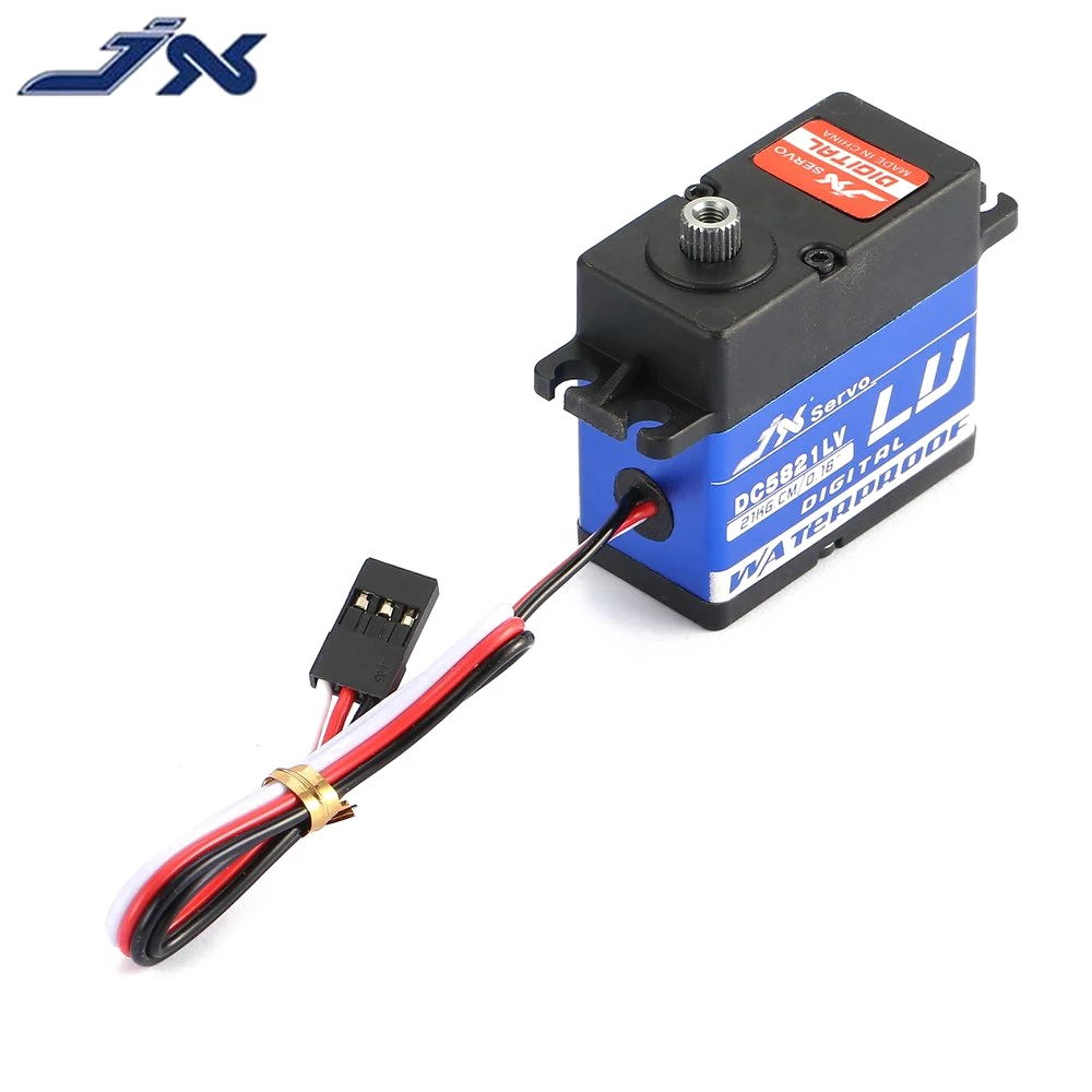 JX DC5821LV 4 8 6 0 в 20 кг большой крутящий момент Водонепроницаемая металлическая