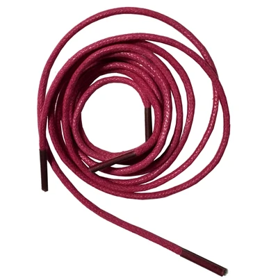 fuchsia 3 мм вощенный шнур шнурки для Оксфордского платья холщовые шнурки для кроссовок унисекс струны 80 см/31" - Цвет: fuchsia