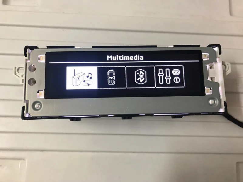Белый Экран с пультом дистанционного управления USB Bluetooth дисплей монитор 6pin для