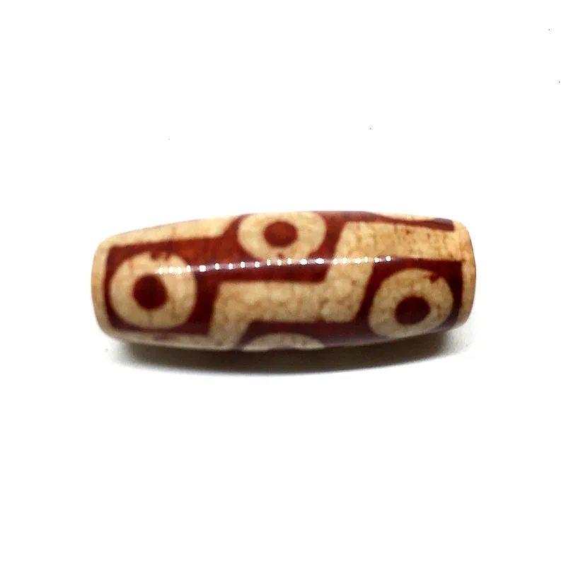 

Fire supply Huo Gong Dzi Beads 9 eyes Red Natural Agate Pendant Powerful Amulet Tibetan Dzi Beads DIY Pendant Bracelet