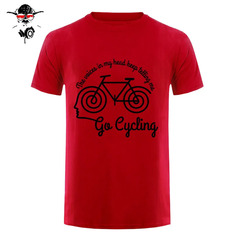 Voices In My Head Cyclinger Мужская футболка RLTW футболка Cycle Cyclinger Bicycle день рождения базовые модели футболка с принтом Летняя Повседневная - Цвет: 29