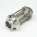 Подходит для трубы 51 мм с внешним диаметром 2 дюйма, трехзажимное санитарное смотровое стекло из нержавеющей стали с крышкой для домашнего пивоварения