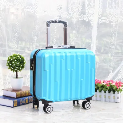 1PCS Хит, 18 дюймов, для девочек и мальчиков, ABS, тяга, коробка, для студентов, чехол на колесиках, для детей, для путешествий, багаж, костюм на колесиках, чехол, для женщин, бизнес-бокс - Цвет: 1PCS