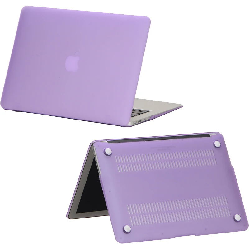 Прозрачная/матовая твердая прорезиненная Обложка для Macbook Pro 13 3 15 4 Retina 12 дюймов Air