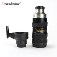 transhome creative camera lens mug thermos cup vacuum flask bottle for water stainless steel thermos mug coffee cup