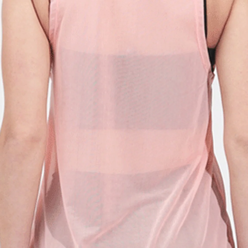 HIBUBBLE сексуальный без рукавов спортивный топ для спортзала женская спортивная