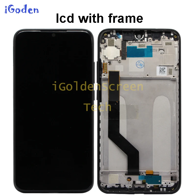 100% протестированный для Xiaomi Redmi Note 7 LCD Pro дисплей сенсорный экран с рамкой