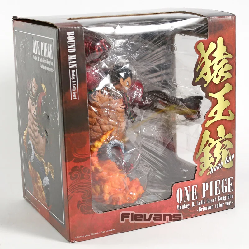 Banpresto одна деталь обезьяна Д. Луффи шестерни 4 Kong пистолет ПВХ фигурка Коллекционная модель игрушки
