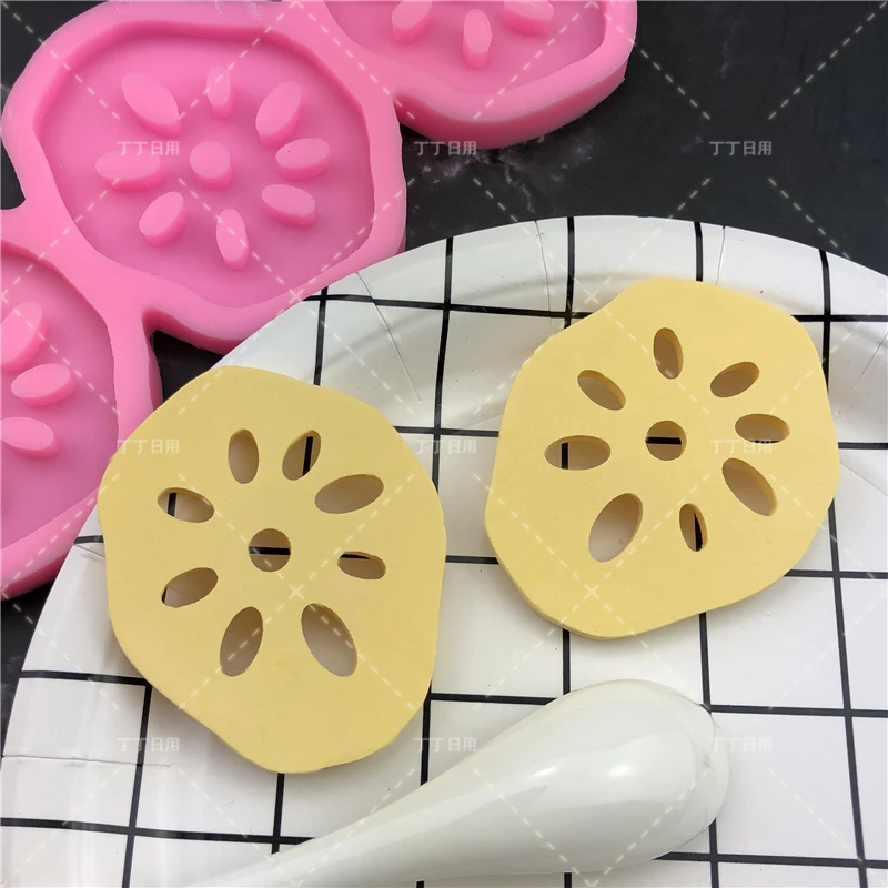 

Sugarcraft Lotus Root Shape Silicone molds fondant mold cake decorating tools chocolate moulds wedding decoration mould