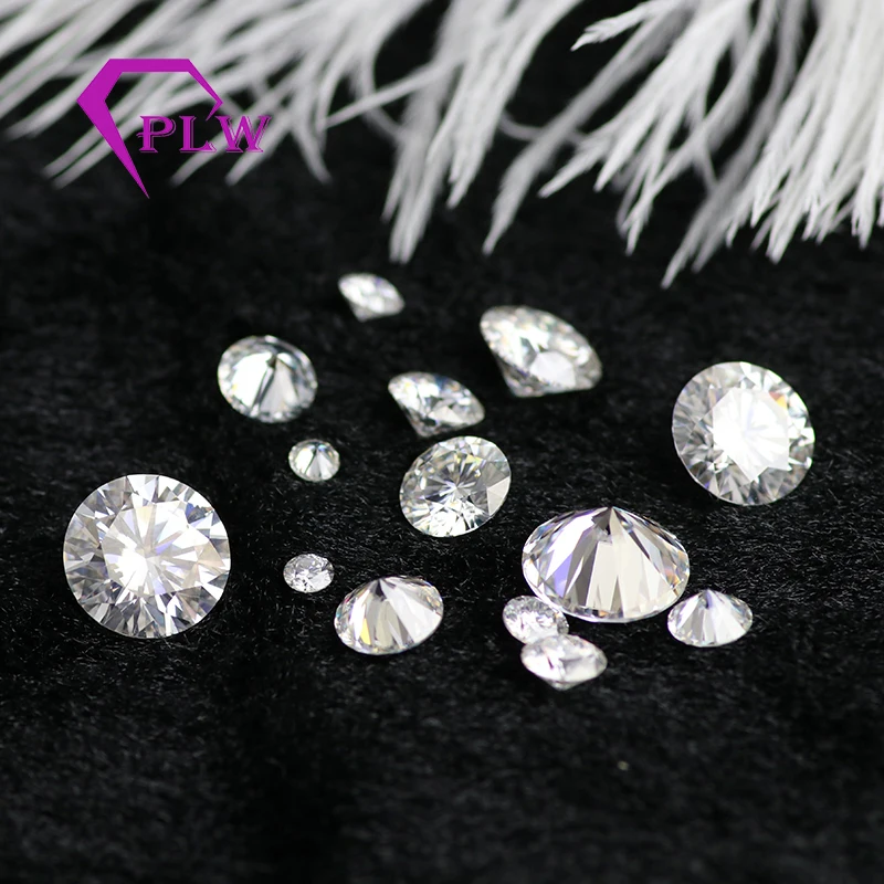 wholesale price EF color 1ct 6.5mm clarity VVS round shape excellent Brilliant cut Moissanite for ring bracelet earring diamond | Украшения