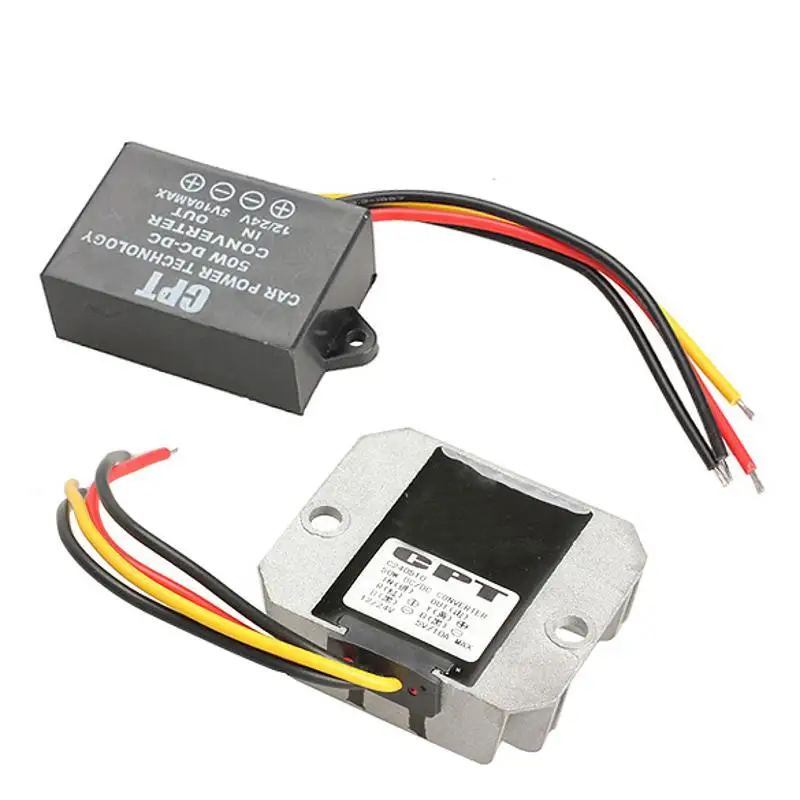DC конвертер шаг понижающий 12V/24 В до 5 пост 10A 50 Вт Автомобильные Мощность