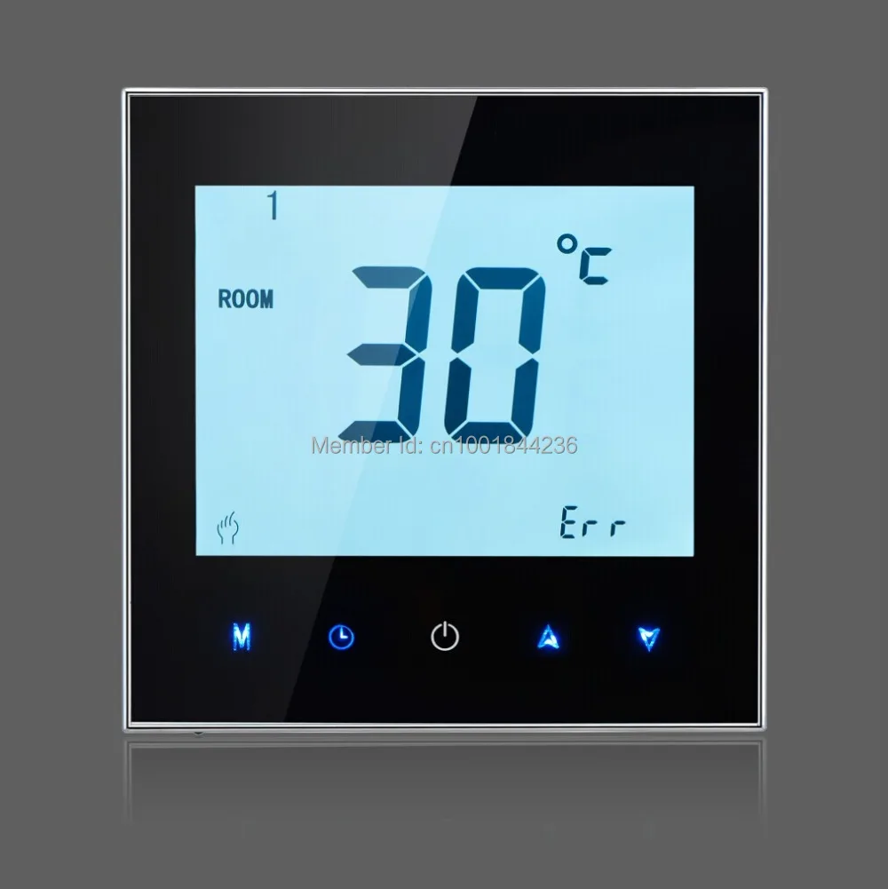 BHT-1000GAN TOUCH SCREEN HEATING ROOM THERMOSTAT FOR WATER | Строительство и ремонт