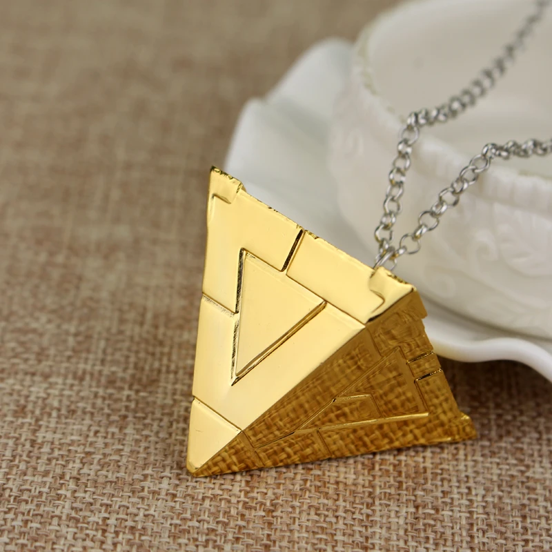 2Color Hot Anime Yu-Gi-Oh YGO Millenium Puzzle YuGiOh Yugi Millennium Pendant Necklace for Women and Men Jewelry Accessories-30