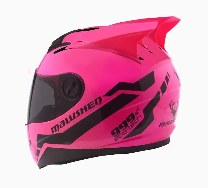 Женский мотоциклетный шлем MALUSHUN С Откидывающейся Крышкой для мотокросса Capacetes De