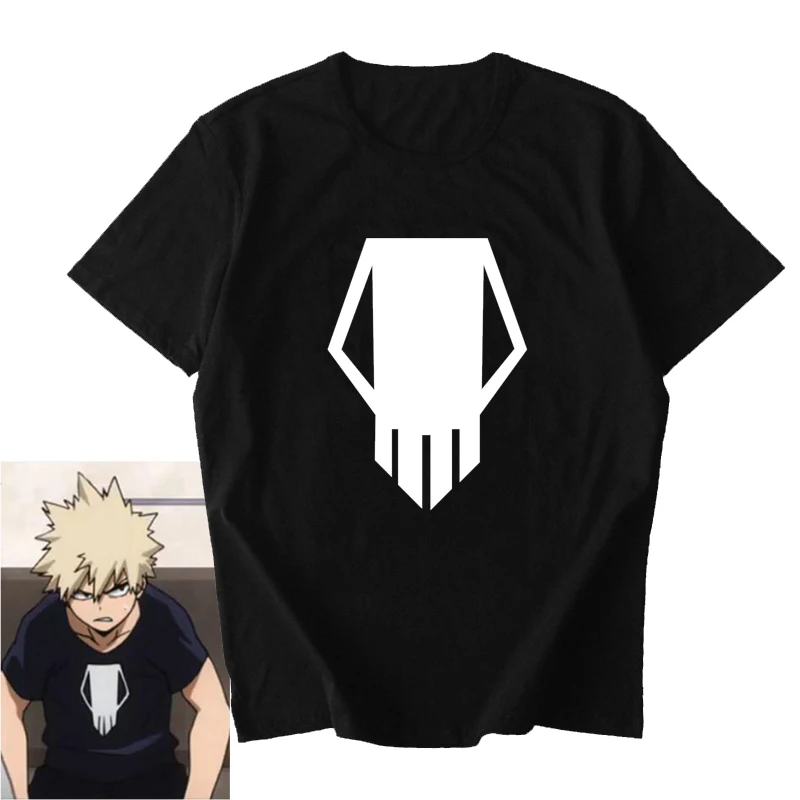 Футболка мужская для аниме Моя геройская Академия bakugou костюм кацуки косплея Boku