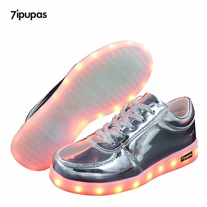 Boys Led Children Shoe Kids With Lights Up Illuminated Glowi
