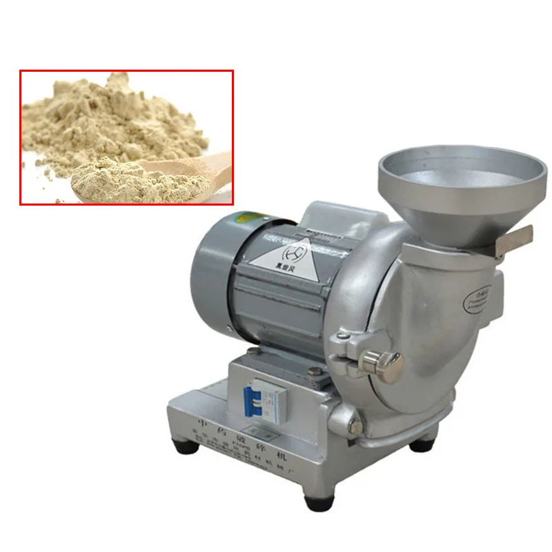 

LISM P158 High speed herb powder grinder 750W Stainless steel crushing and grinding machine flow- mill ultrafine herb crusher